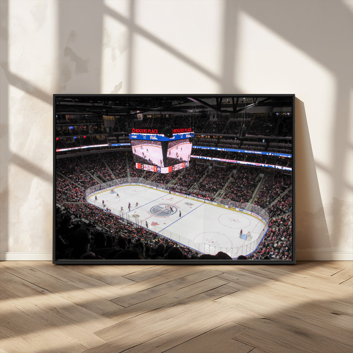 MGV-FC-36X24 - Rogers Place Edmonton Oilers Ice Hockey Stadium Wall Art, Rogers Place Edmonton Oilers Wall Art