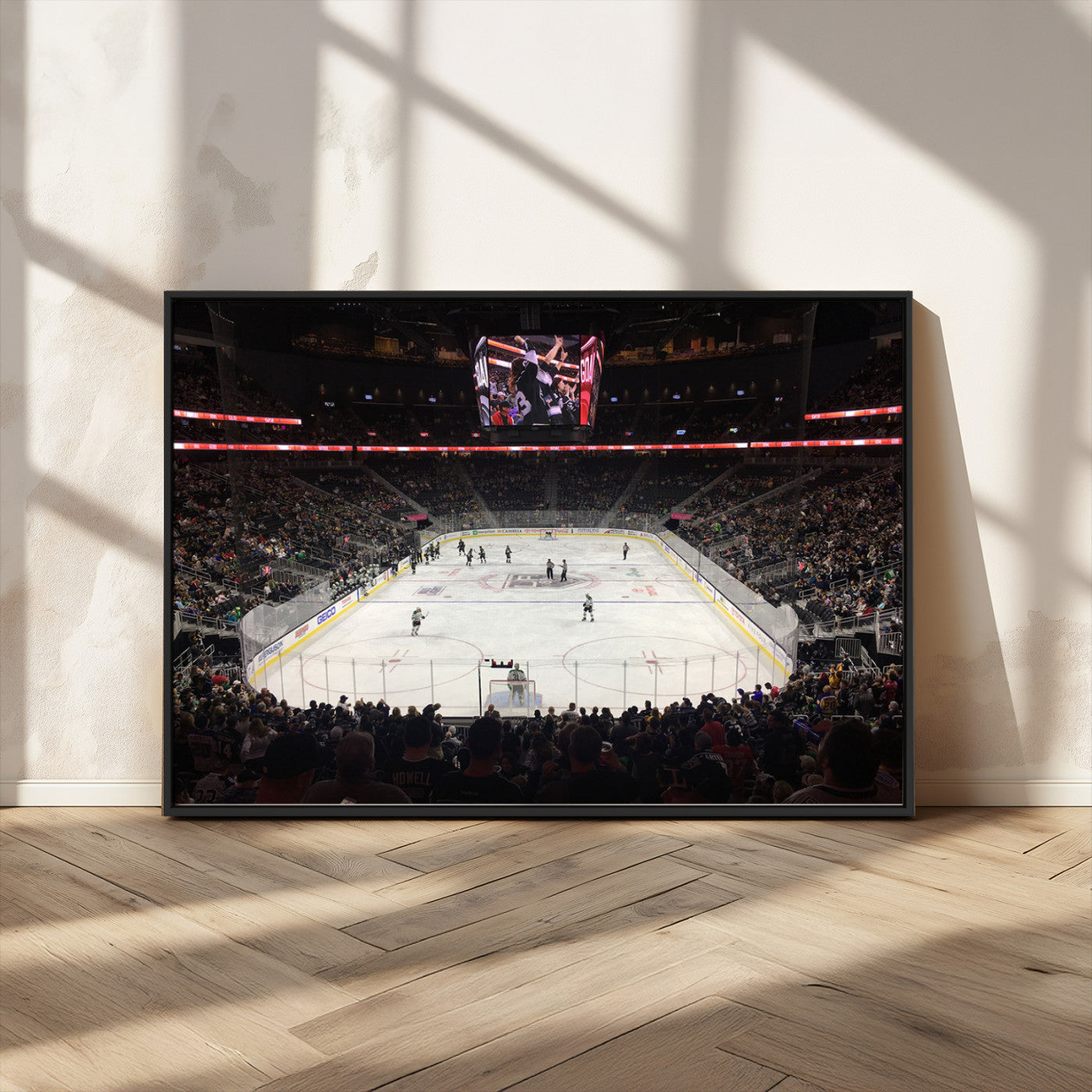 MGV-FC-36X24 - T Mobile Arena Paradise Nevada Vegas Golden Knights Ice Hockey Stadium Canvas Print Wall Art