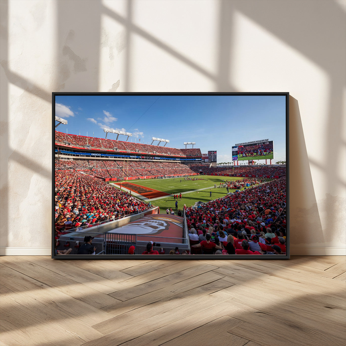 MGV-FC-36X24 - Florida Tampa Raymond James Stadium Wall Art Canvas Print - NFL Football Stadium Print