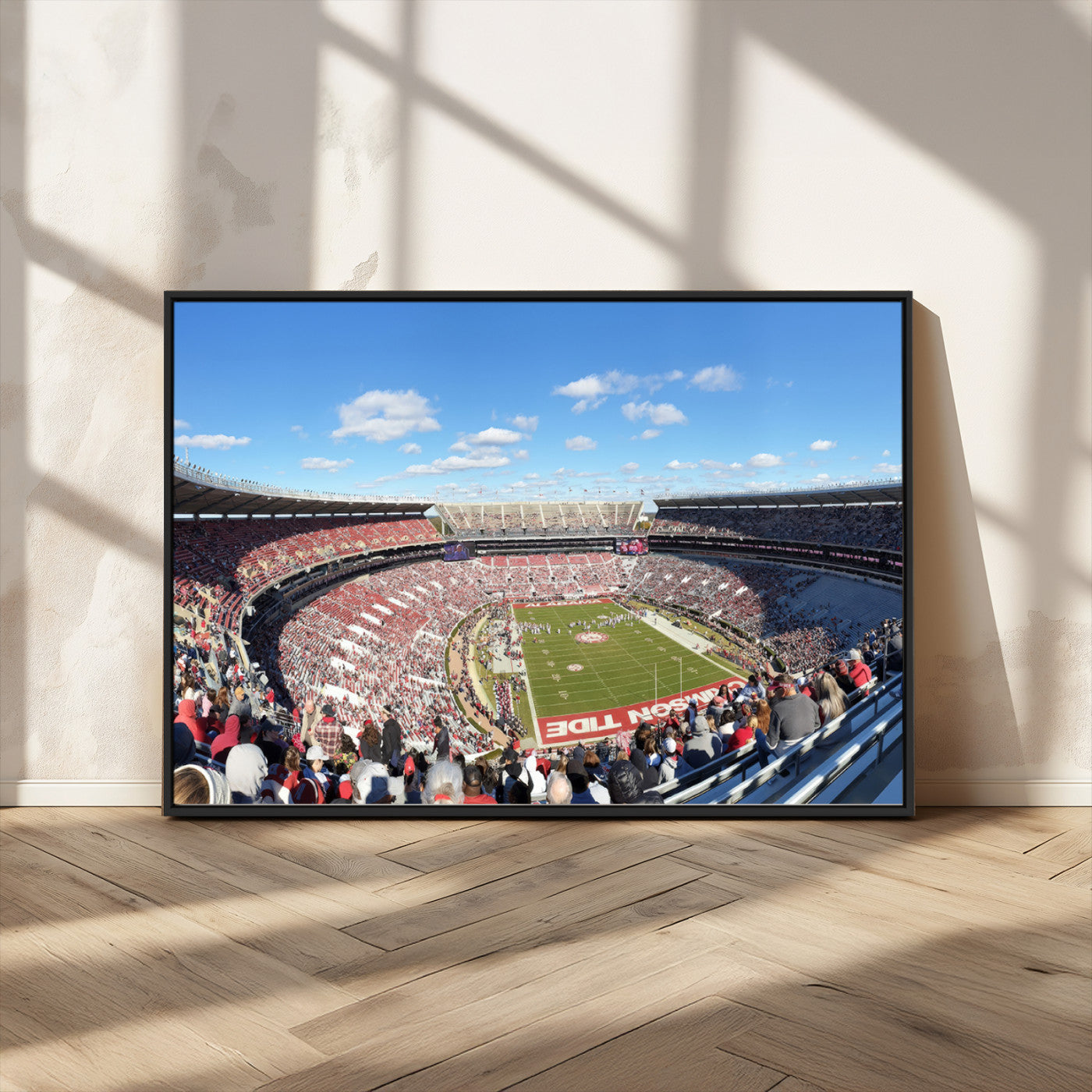 MGV-FC-36X24 - University of Alabama Crimson Tide Print Wall Art - Tuscaloosa Bryant-Denny Stadium Wall Art Canvas