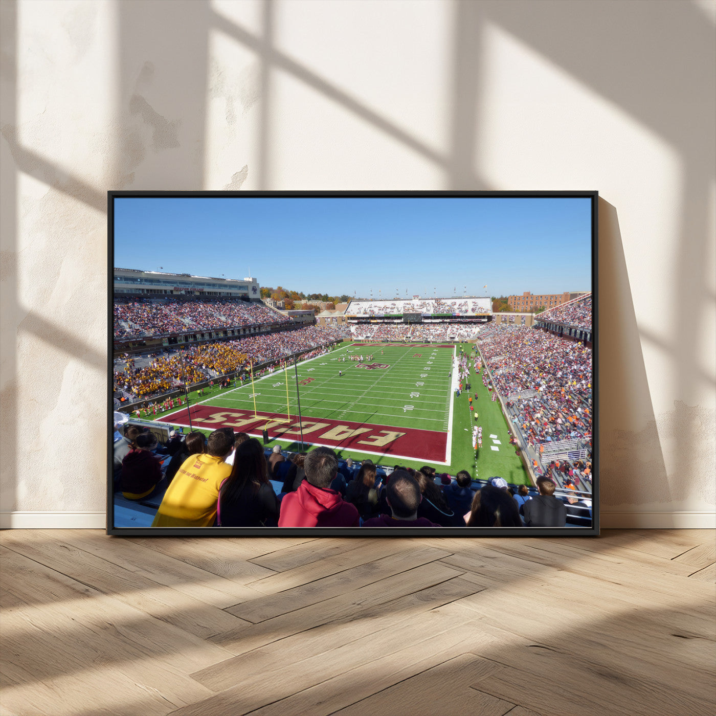 MGV-FC-36X24 - Boston College Eagles Football Team Print - Boston Alumni Stadium Wall Art Canvas Print