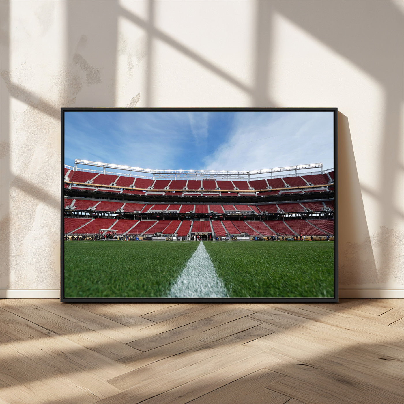 MGV-FC-36X24 - University of Tulsa Golden Hurricane Football Team Print - Tulsa H.A. Chapman Stadium Wall Art