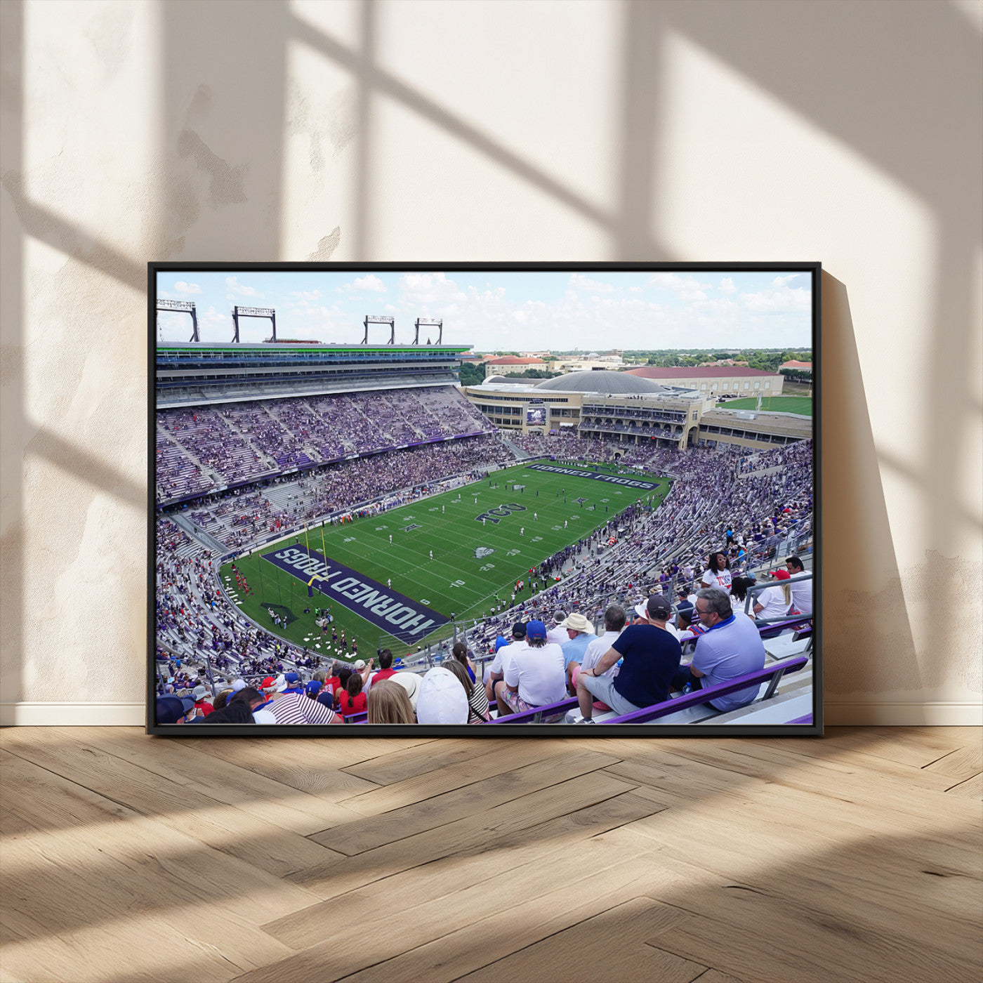 MGV-FC-36X24 - The Texas Christian University TCU Horned Frogs Football Team Print - Fort Worth Amon G. Carter