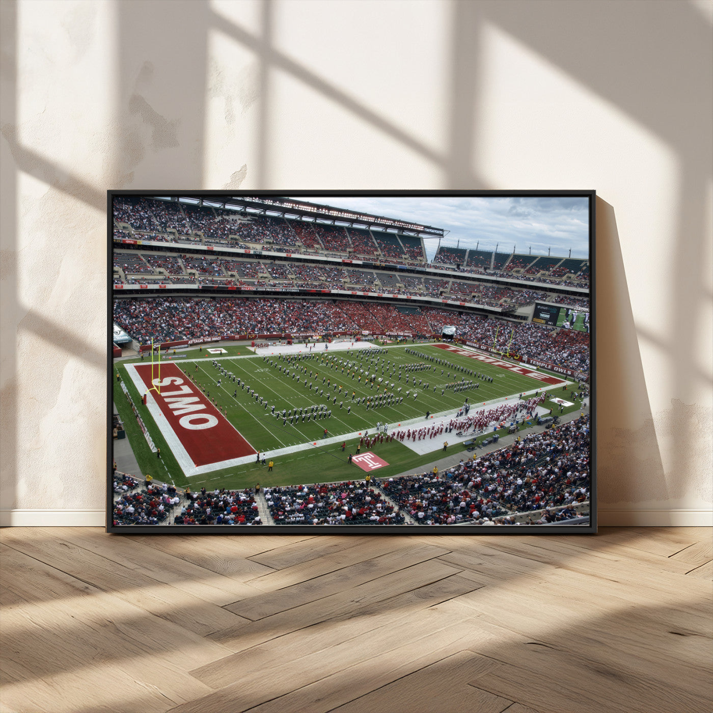 MGV-FC-36X24 - The Temple University Owls Athletics Team Print - Philadelphia Lincoln Financial Field Stadium Wall