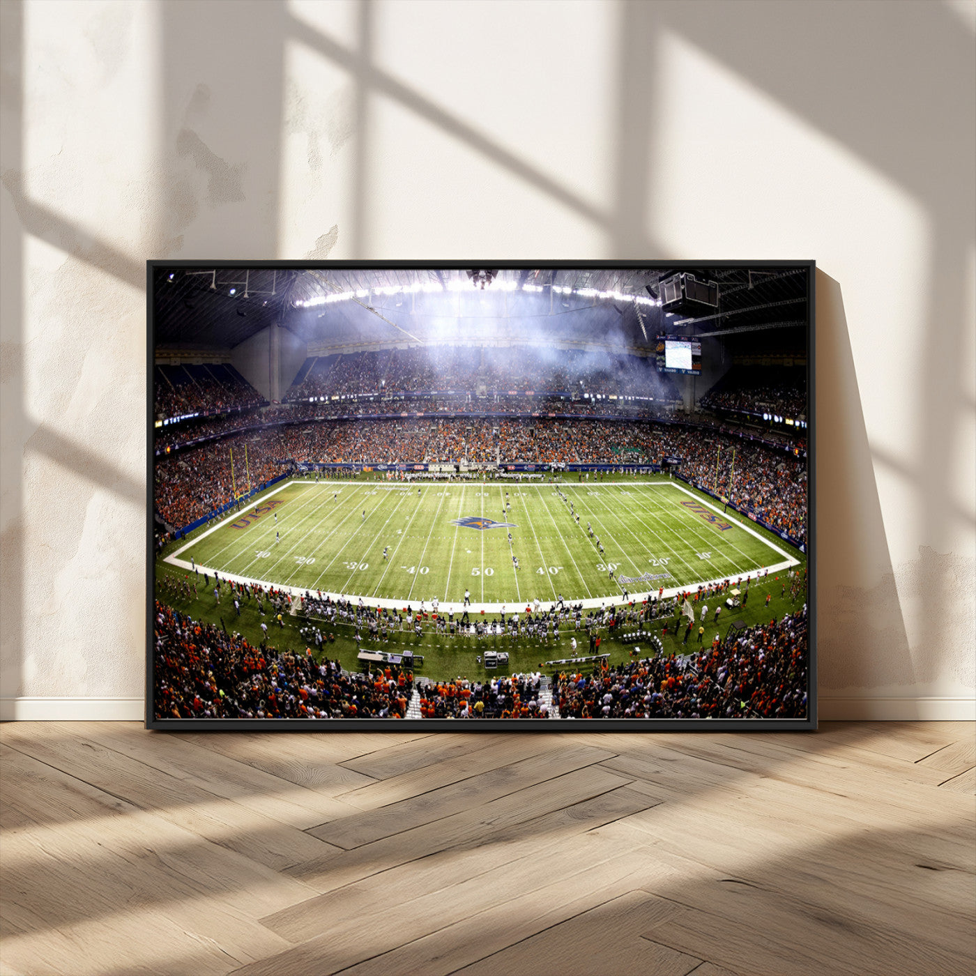 MGV-FC-36X24 - The University of Texas at San Antonio Roadrunners Football Team Print - San Antonio Alamodome Wall