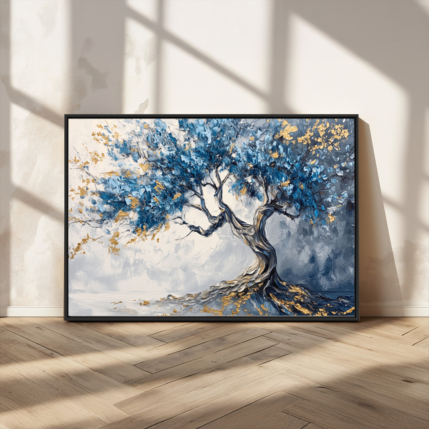 MGV-FC-36X24 - Abstract Tree Painting Canvas Wall Art | Tree of Life Painting Wall Art Canvas Print