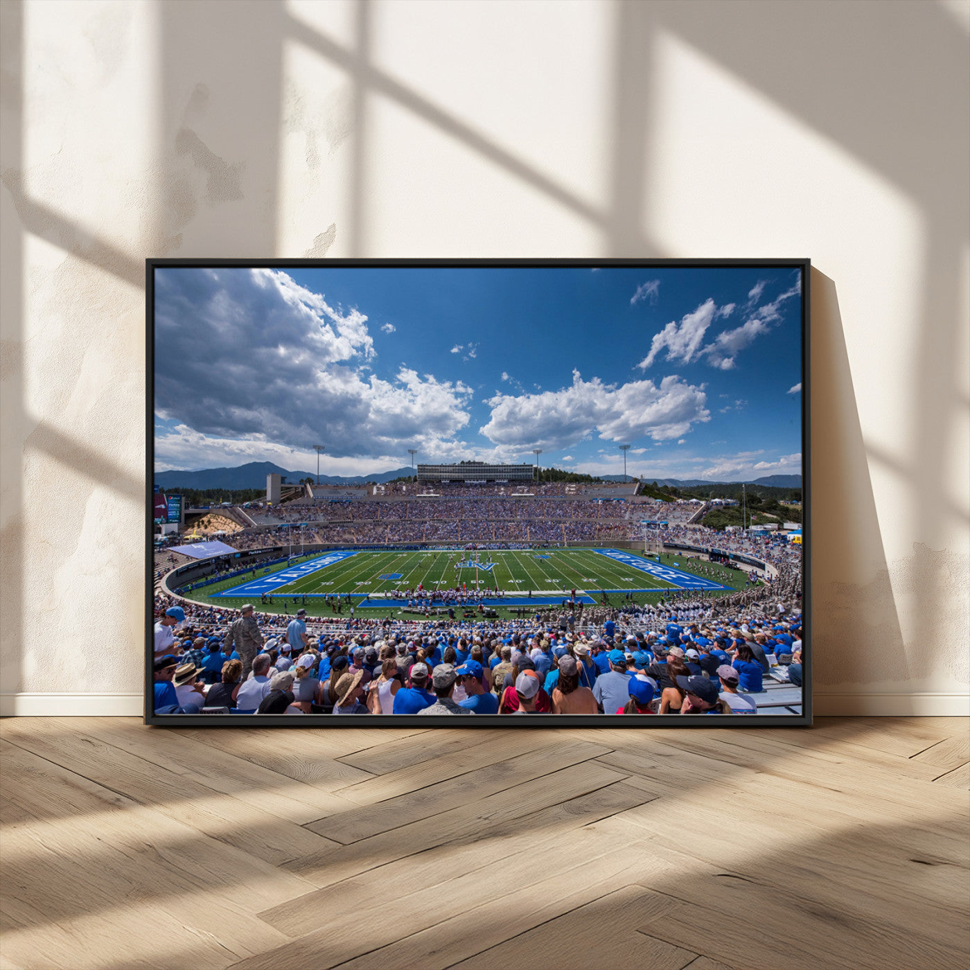MGV-FC-36X24 - Air Force Falcons Football Team Print - Colorado Springs Falcon Stadium Wall Art Canvas Print
