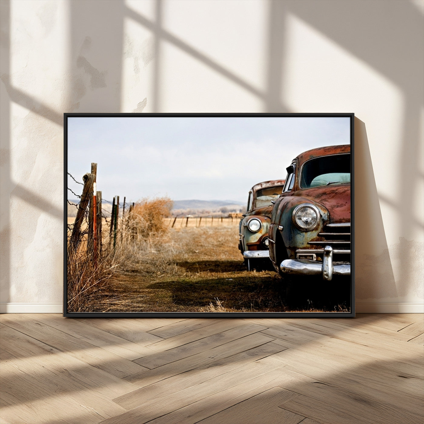 MGV-FC-36X24 - Classic Cars Vintage Wall Art Canvas Print