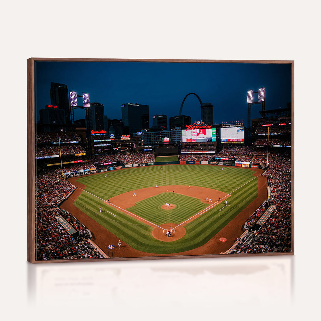 St. Louis Cardinals Baseball Team Print - Busch Stadium Wall Art