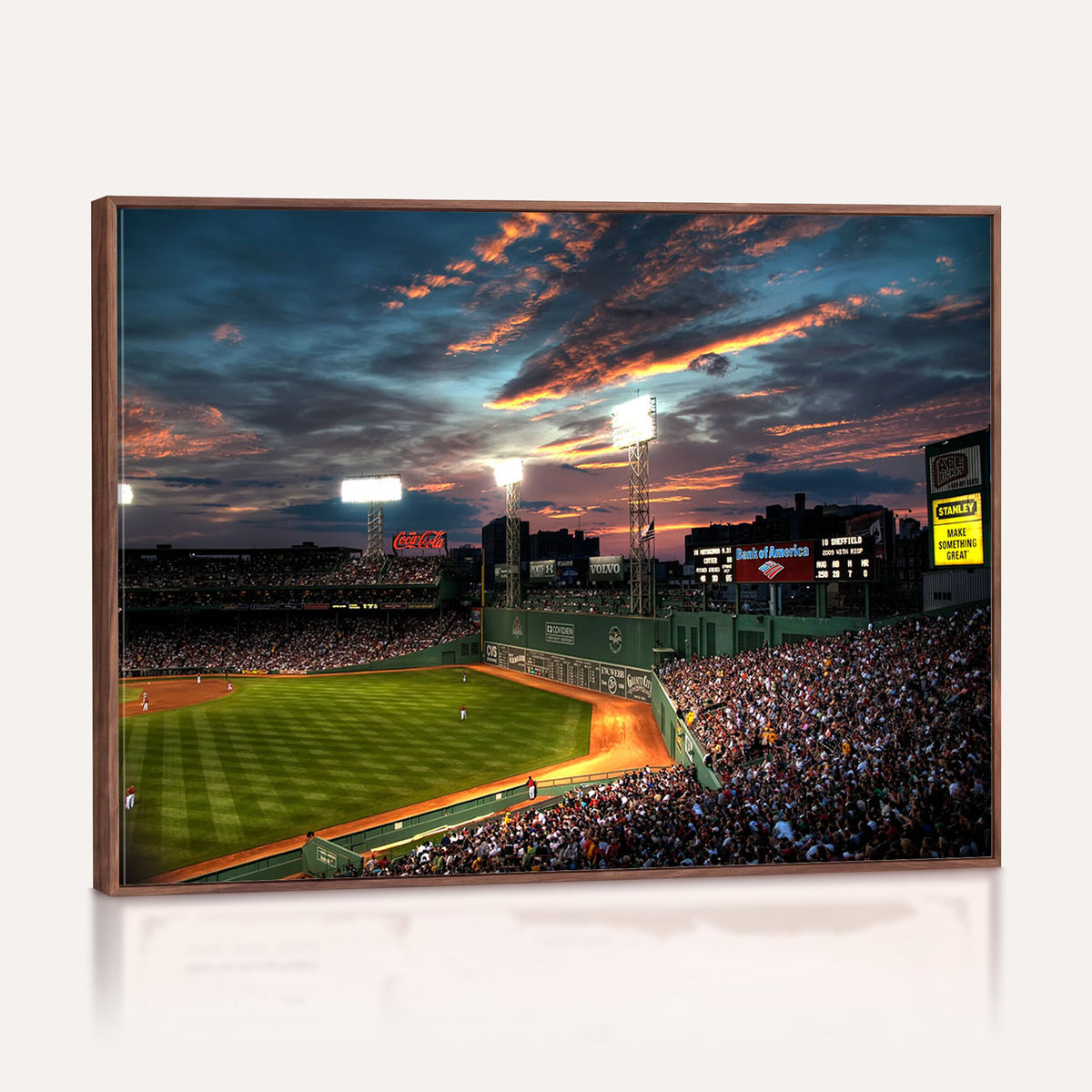 66781-MGV-CV-36X24 - Fenway Park Boston Massachusetts Stadium Wall Art Canvas Print