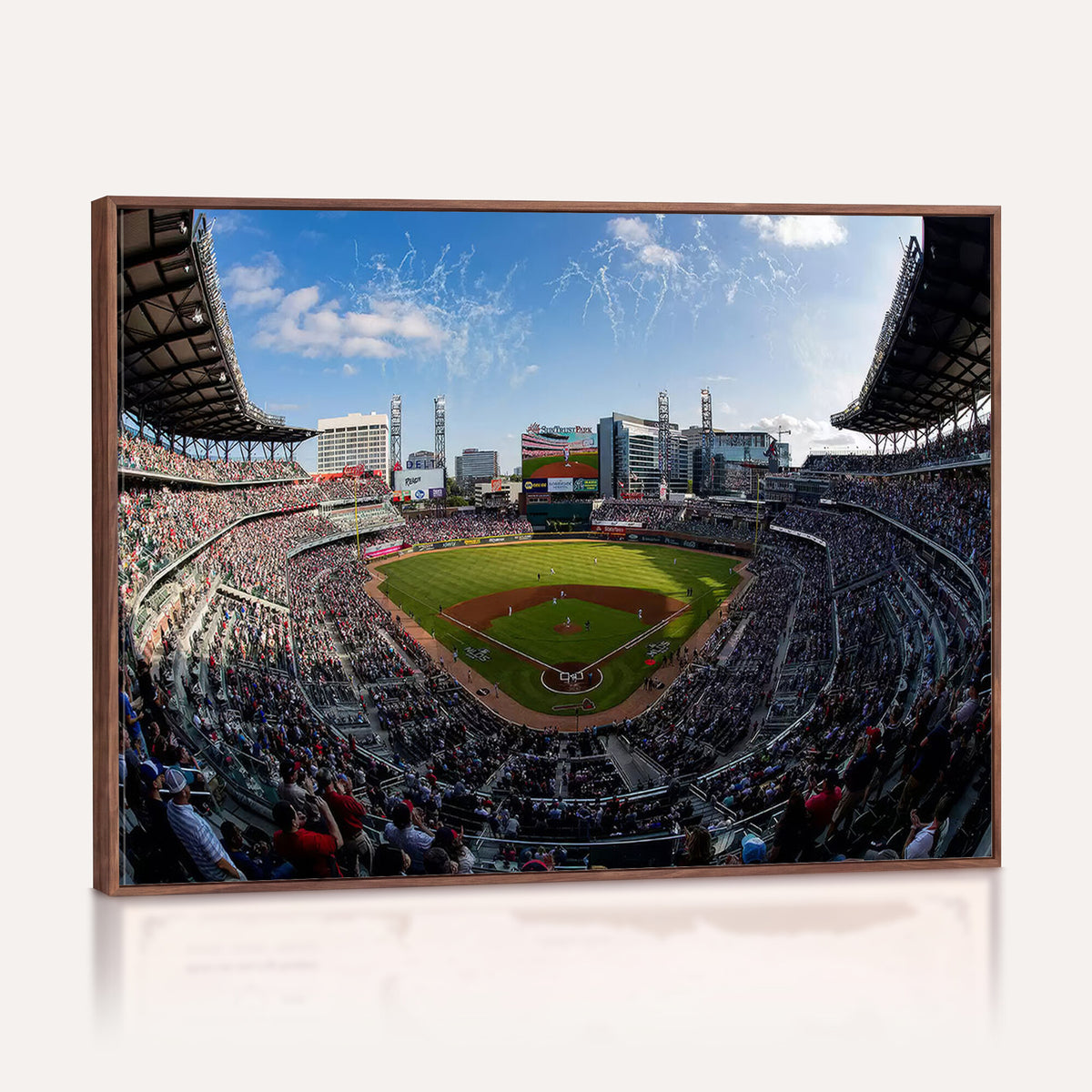 78608-MGV-CV-36X24 - Truist Park Stadium Canvas Wall Art, Atlanta Braves Game Day Decor