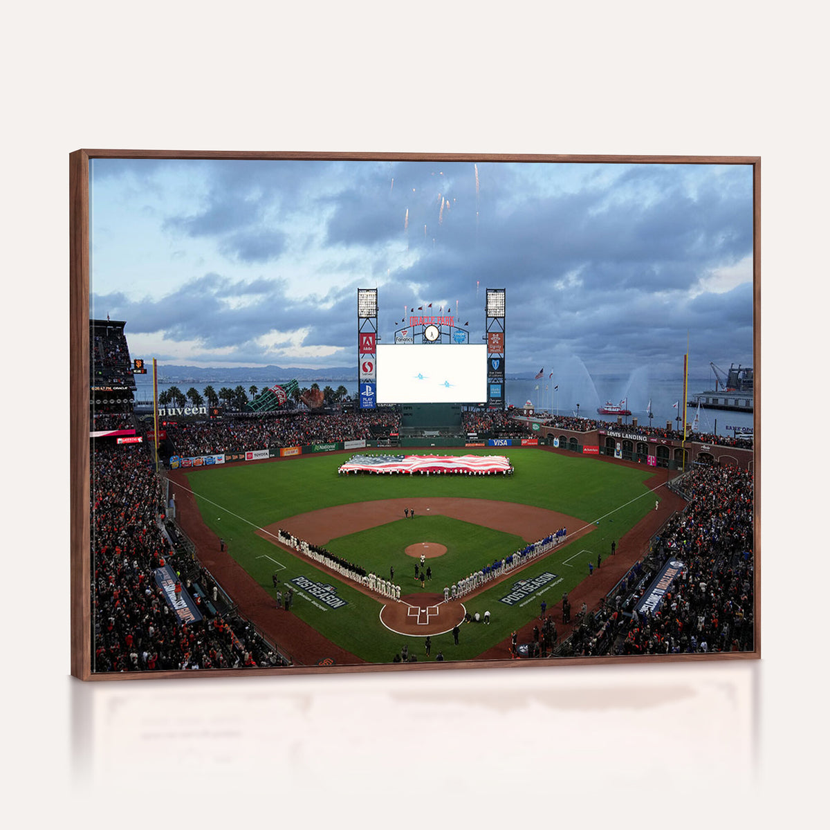 44631-MGV-CV-36X24 - Oracle Park San Francisco Giants Wall Art | Oracle Park Stadium Canvas Print