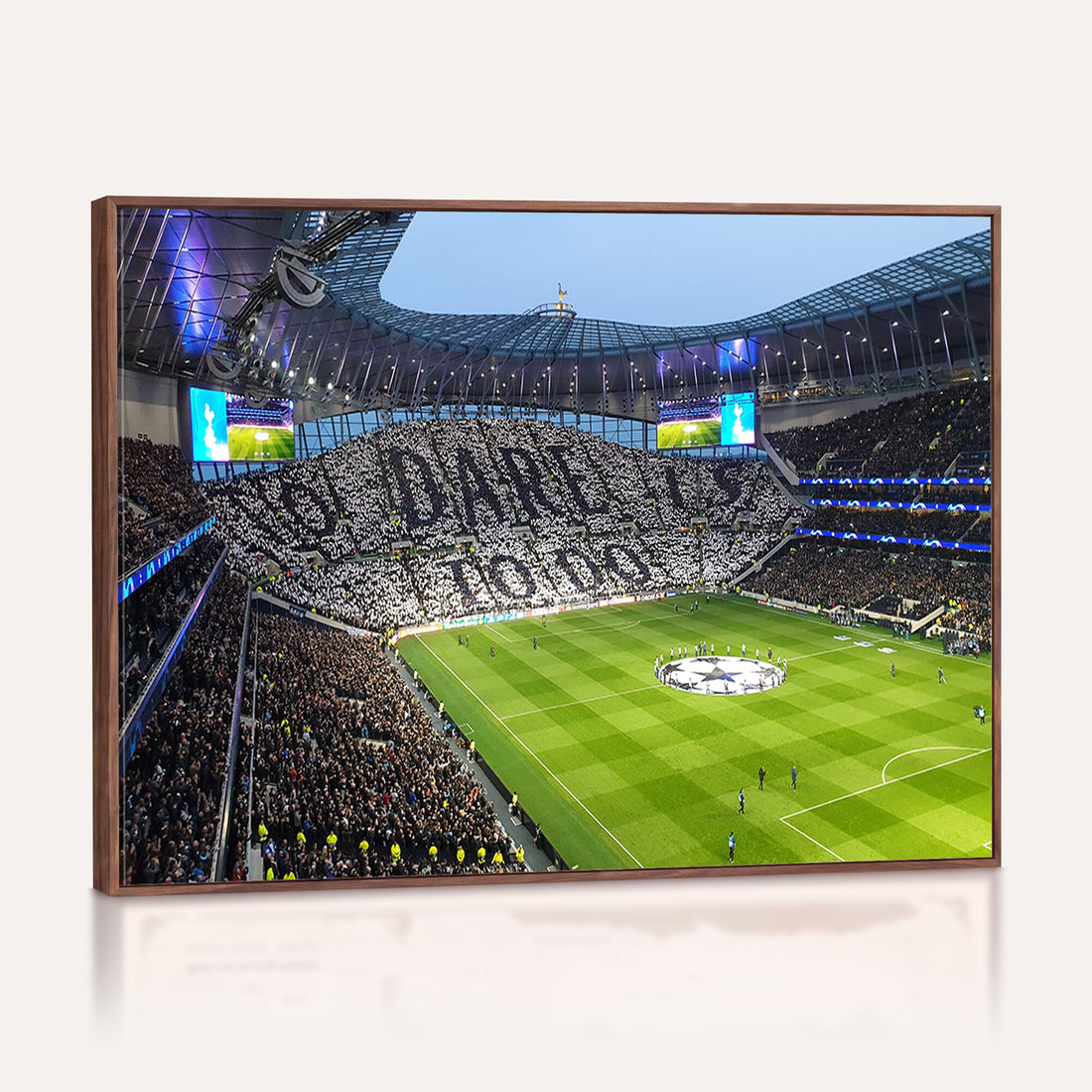 Tottenham Hotspur Stadium Canvas Print, Match Day Triple Canvas Wall Art