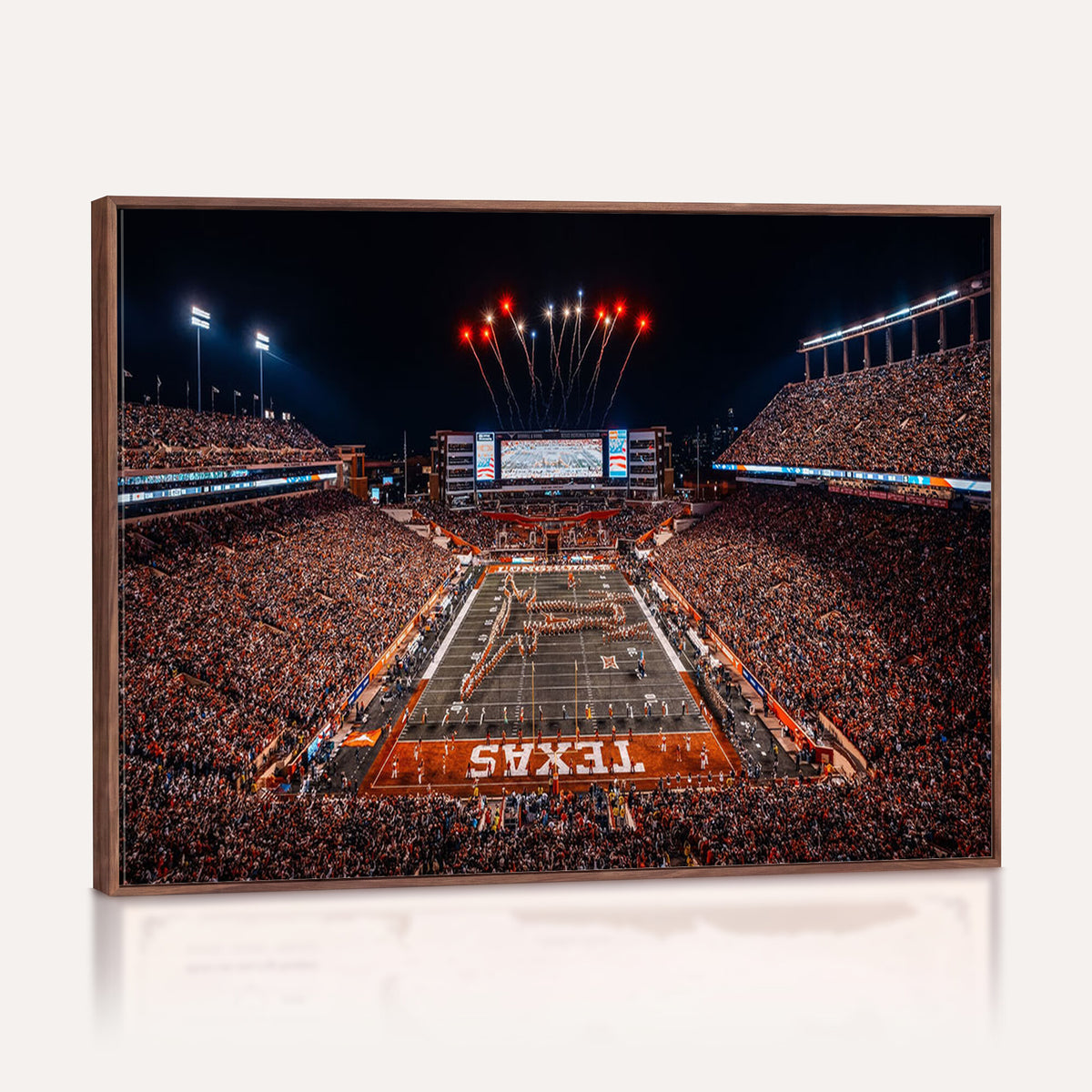 58778-PAN-FL-20X10 - Darrell K Royal Memorial Stadium | Texas Longhorns | Print Decor Wall Art Design for Home & Office Decoration