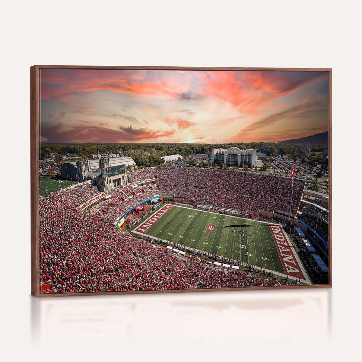 51135-MGV-CV-36X24 - Indiana Memorial Stadium Wall Art Canvas Print