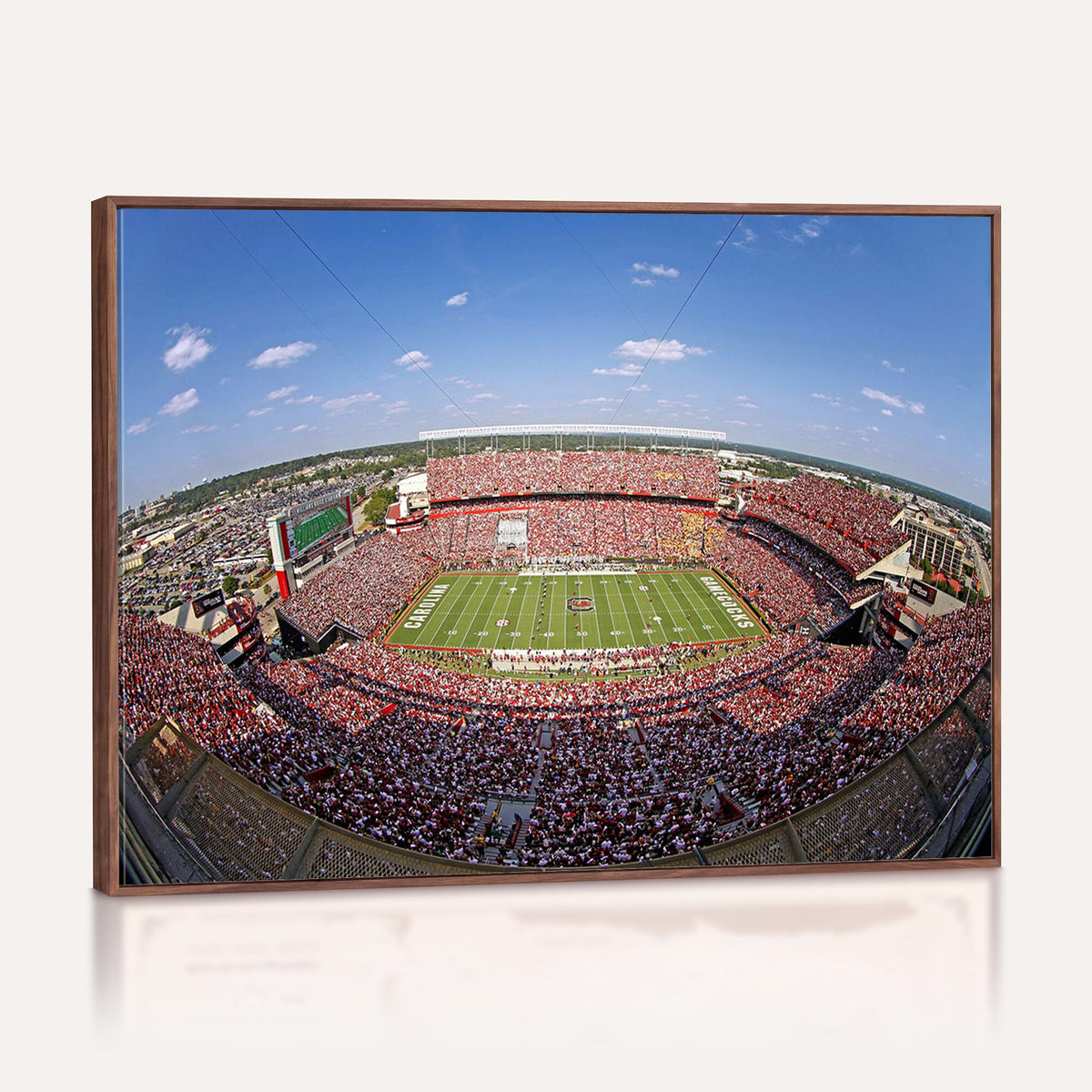 29492070-MGV-CV-36X24 - William Brice Stadium Wall Art Canvas Print, Stadium Crowd on Football Game Day