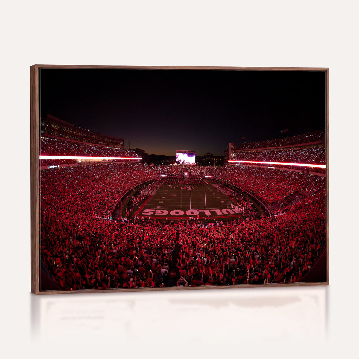 76277124-MGV-CV-36X24 - Sanford Stadium Wall Art Canvas Print – Georgia Bulldogs Football Artwork Print for Home, Office, and Sports Room Decor