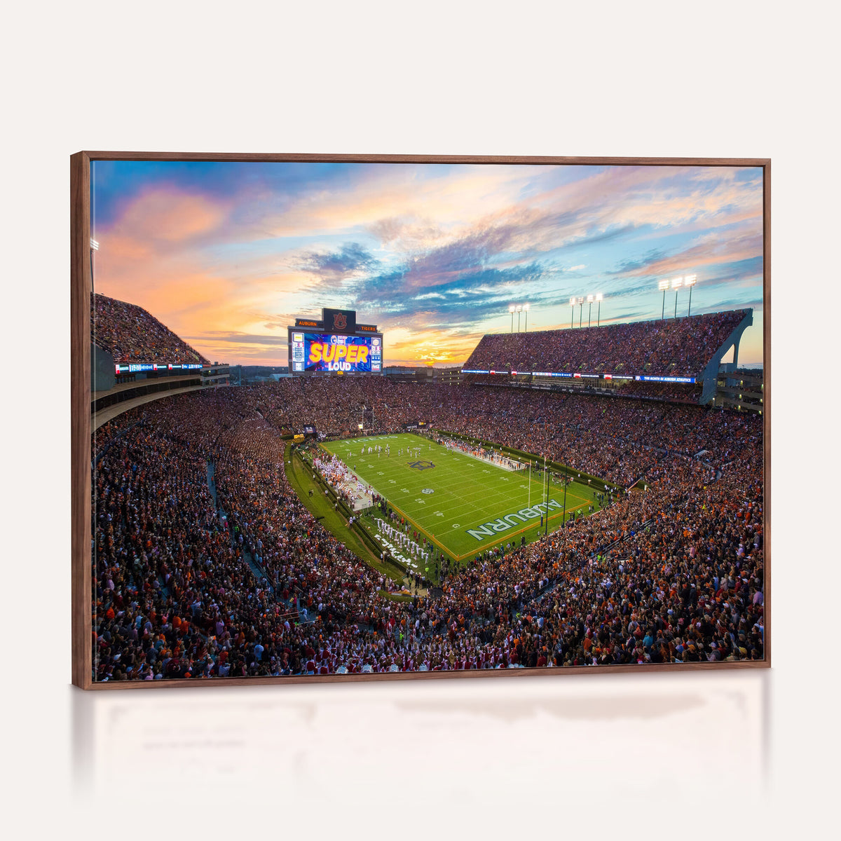 75203764-MGV-CV-36X24 - Jordan-Hare Stadium Auburn Tigers Football Stadium Canvas Wall Art
