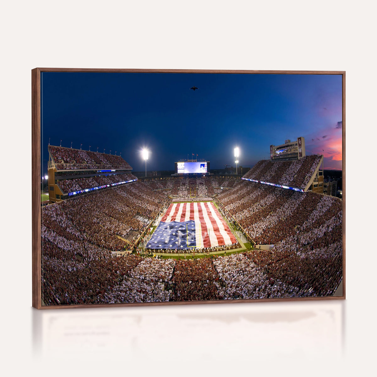 12979182-MGV-CV-36X24 - Oklahoma Sooners Memorial Stadium Wall Art Canvas Print