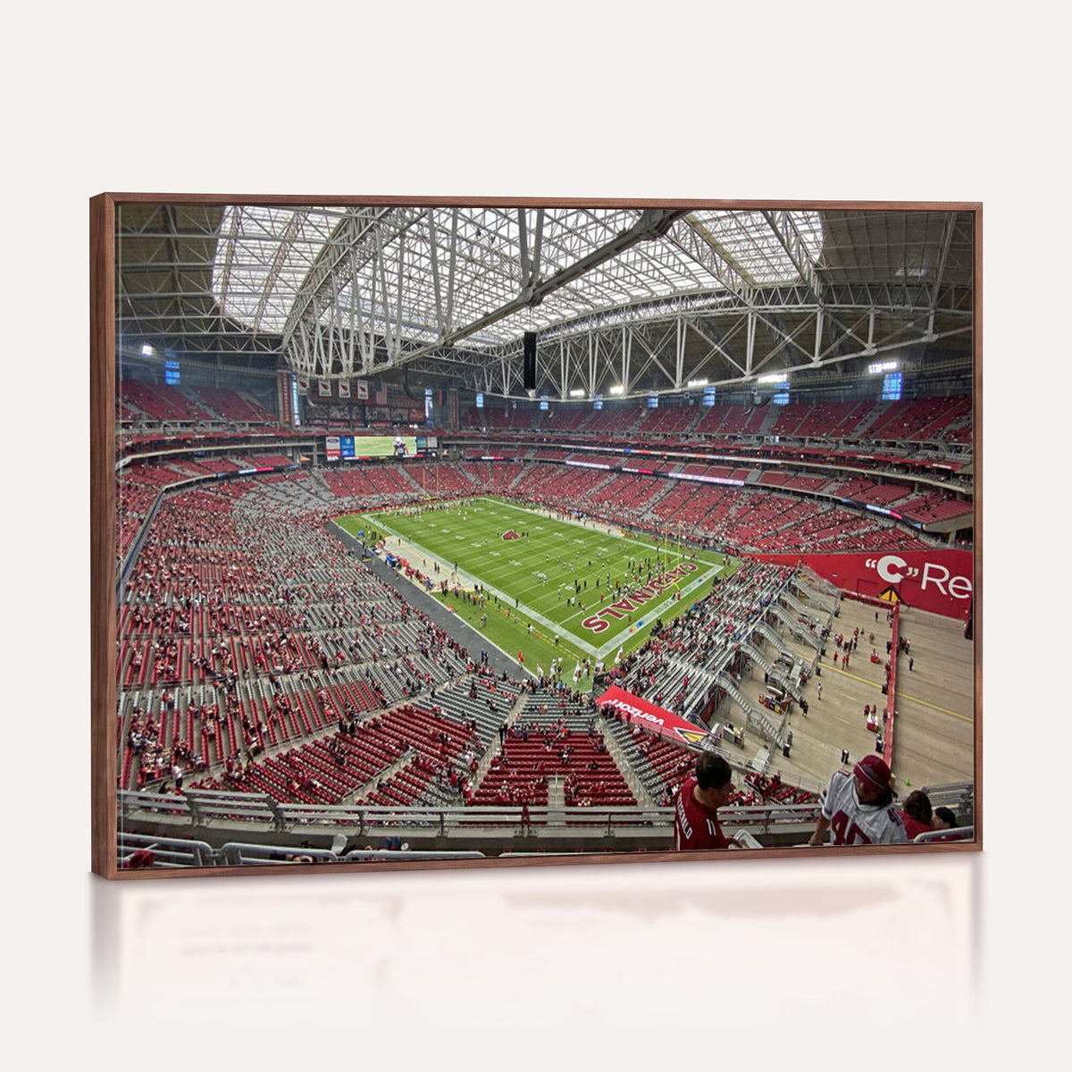 30579717-MGV-CV-36X24 - State Farm Stadium Canvas Wall Art, Arizona Cardinals Football Stadium Print, Glendale NFL Arena Panorama Artwork