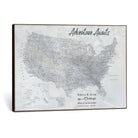 66120672-MGV-CV-36X24 - Personalized America Push Pin Travel Map Canvas Wall Art for Custom Family Gift