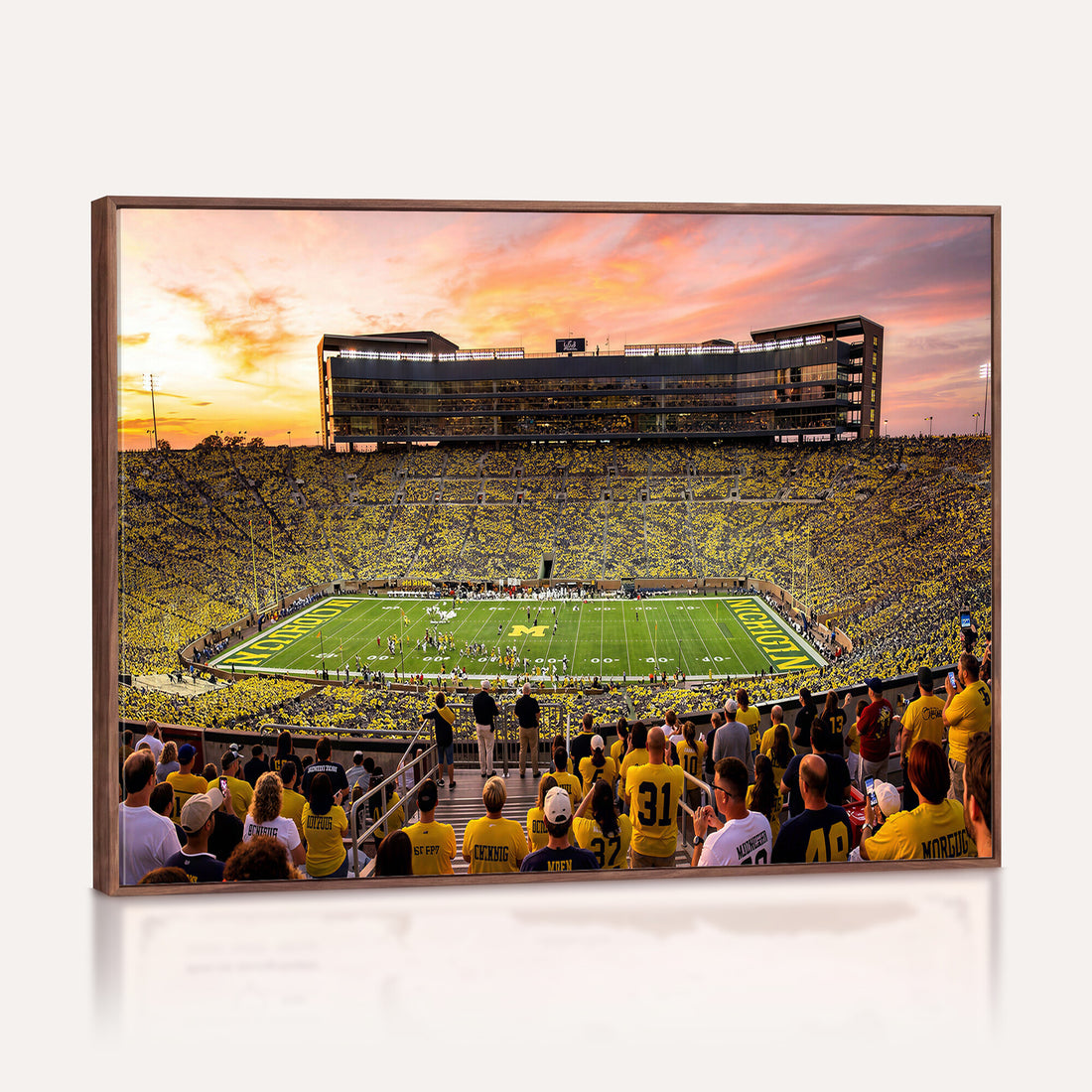 Michigan Stadium Wall Art Canvas Print, Michigan Wolverines Stadium Decor