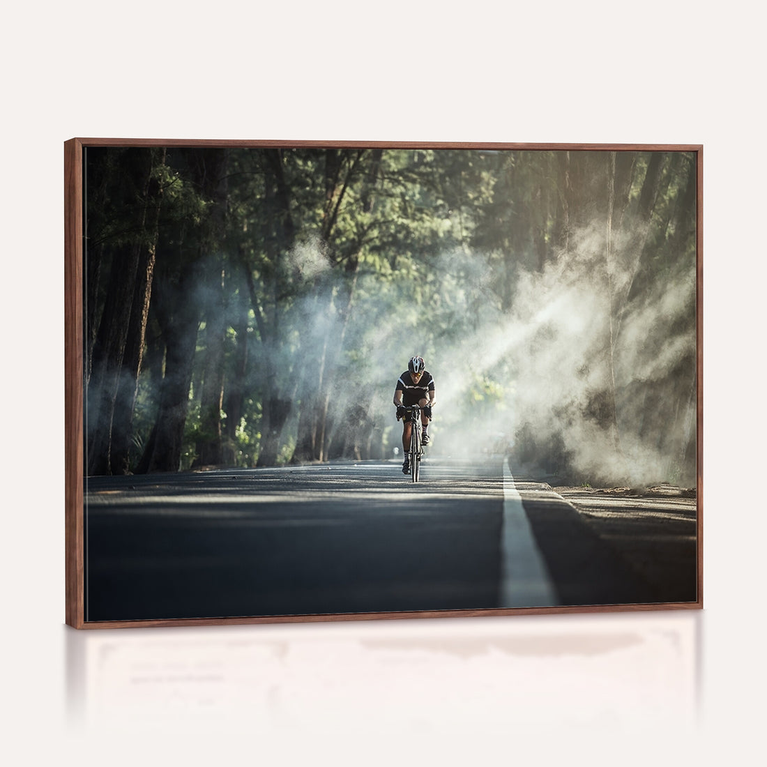 Cycling Road Bike in the Morning, Cycling Road Bike Canvas Print
