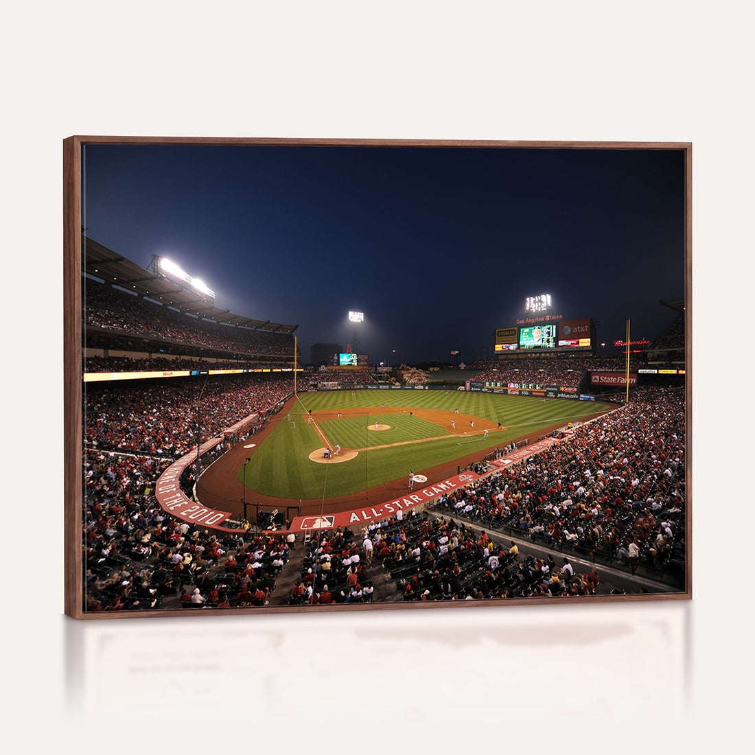 Los Angeles Angels Baseball Team Print, Anaheim Angel Stadium Wall Art