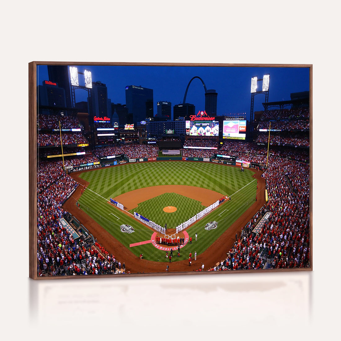 St. Louis Cardinals Baseball Team Print, Busch Stadium Wall Art