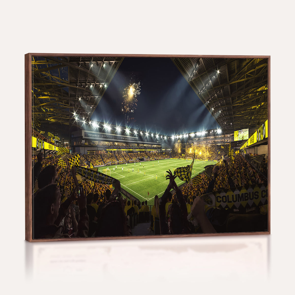 51122-MGV-CV-36X24 - Columbus Crew Soccer Team Print - Columbus Crew Stadium Wall Art Canvas Print