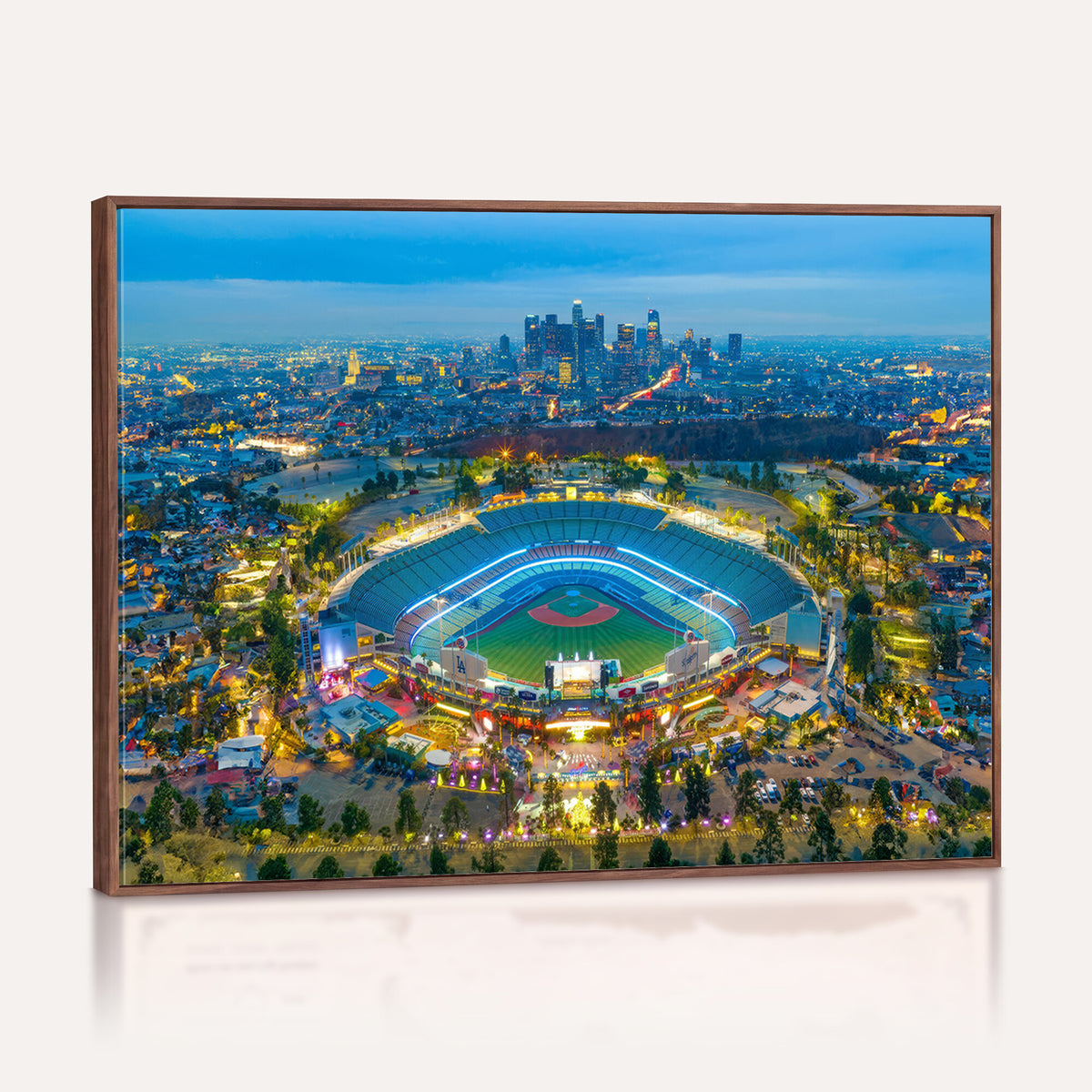 78144-MGV-CV-36X24 - Los Angeles Dodgers Wall Art Canvas, Dodger Stadium Wall Art