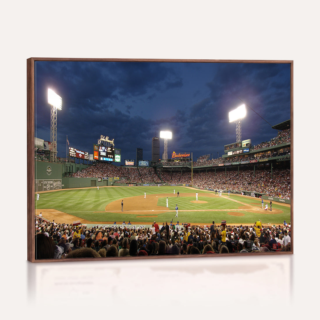 Boston Red Sox Baseball Team Print Canvas, Massachusetts Fenway Park Stadium Wall Art