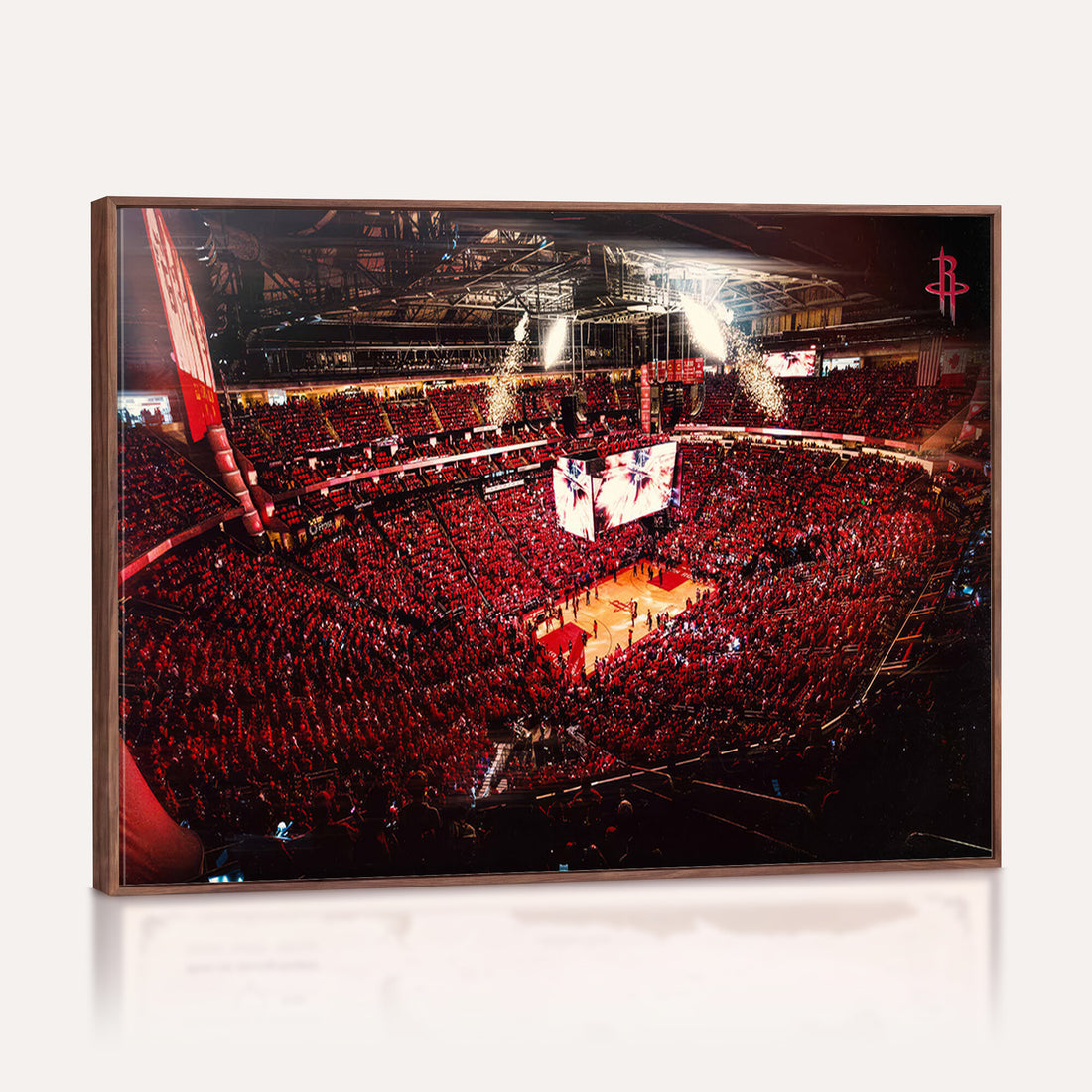 Houston Rockets Basketball Team Print Canvas, Houston Toyota Center Arena Wall Art