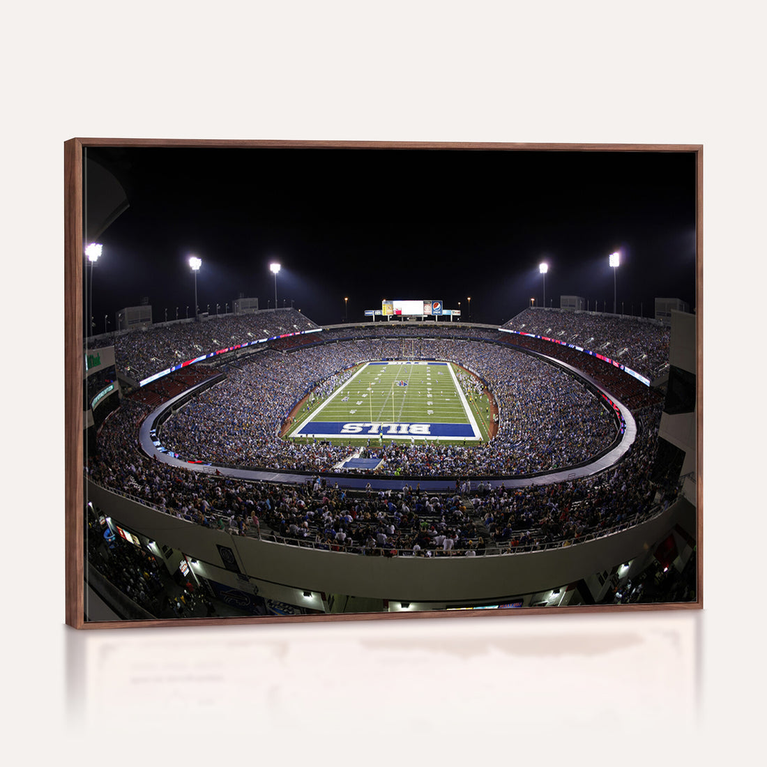 Buffalo Bills NFL Football Team Print, Buffalo Highmark Stadium Wall Art