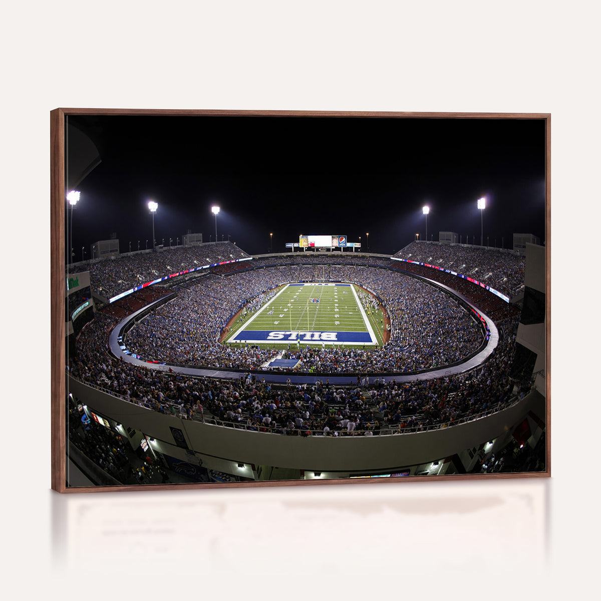 98546-MGV-CV-36X24 - Buffalo Bills NFL Football Team Print, Buffalo Highmark Stadium Wall Art