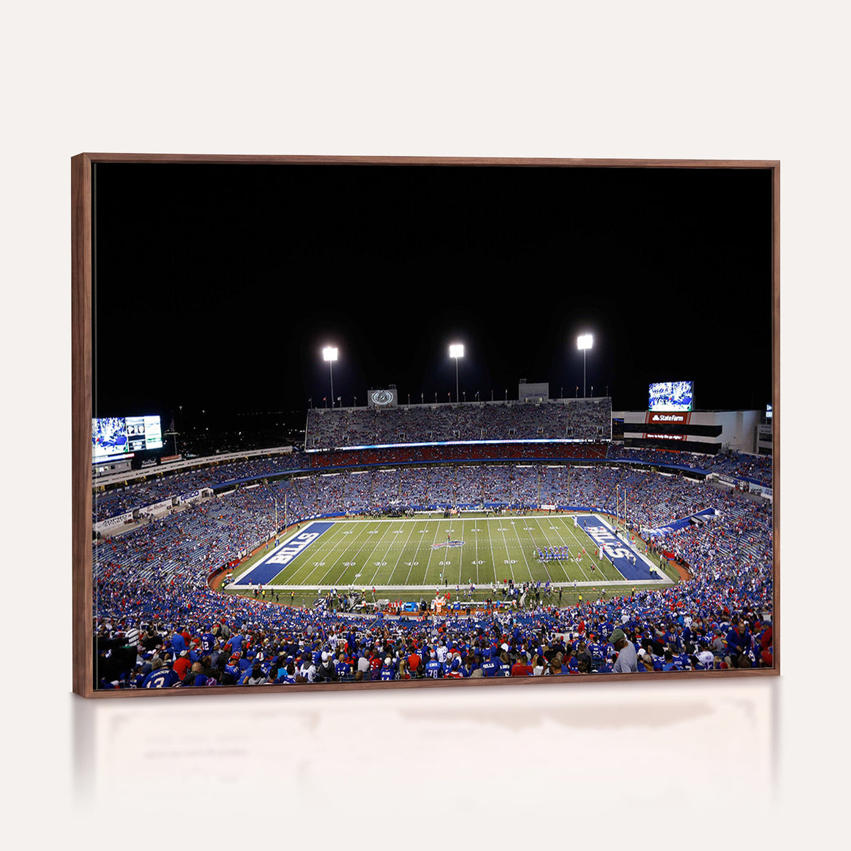 59036-MGV-CV-36X24 - Buffalo Bills Wall Art, Buffalo Bills Stadium Canvas Print for Sports Decor
