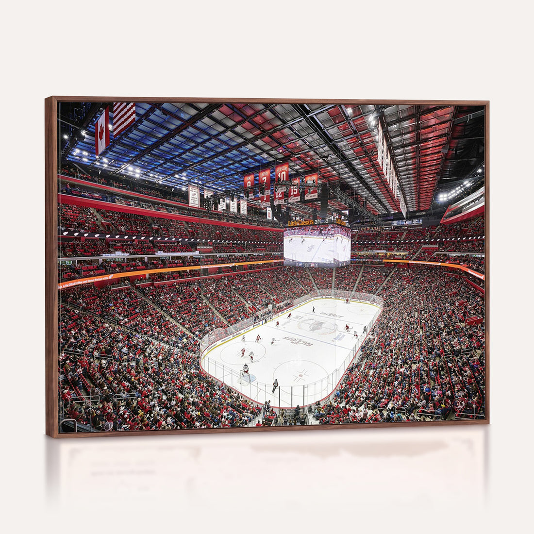 Barton Malow Little Caesars Arena Detroit Wall Art Canvas