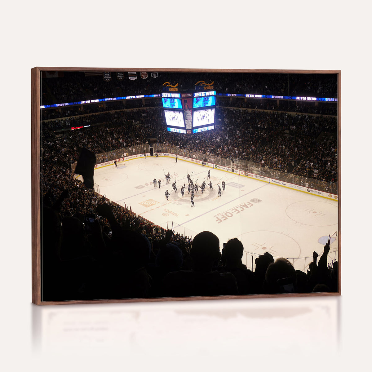 22497-MGV-CV-36X24 - Canada Life Centre Wall Art | Winnipeg Jets Hockey Team Print Canvas | Ready to Hang | Winnipeg Wall