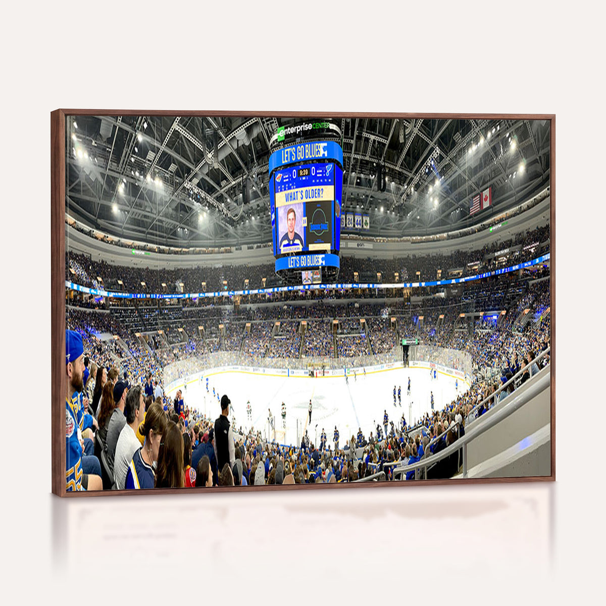 55708-MGV-CV-36X24 - Enterprise Center, Missouri St. Louis Blues Ice Hockey
