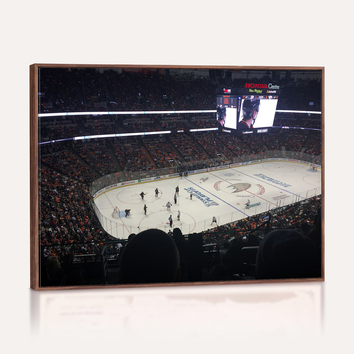 24634-MGV-CV-36X24 - Honda Center California Anaheim Ducks Hockey Stadium Wall Art