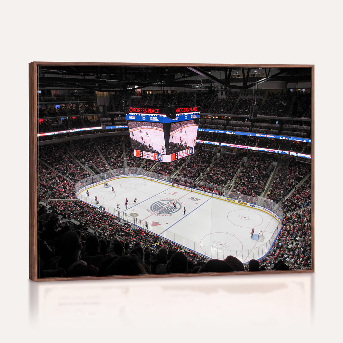Rogers Place Edmonton Oilers Ice Hockey Stadium Wall Art