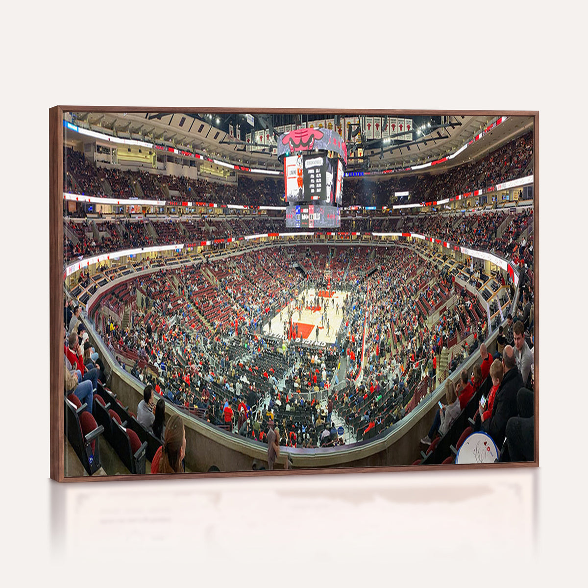 43481-MGV-CV-36X24 - United Center Chicago Bulls Stadium Wall Art Canvas Print