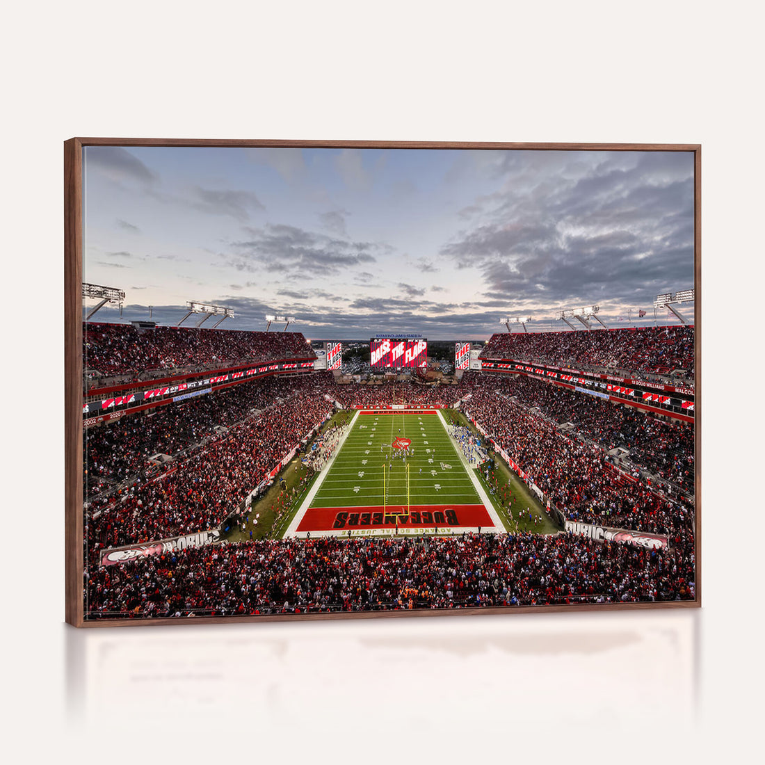 Florida Tampa Raymond James Stadium Wall Art Canvas Print