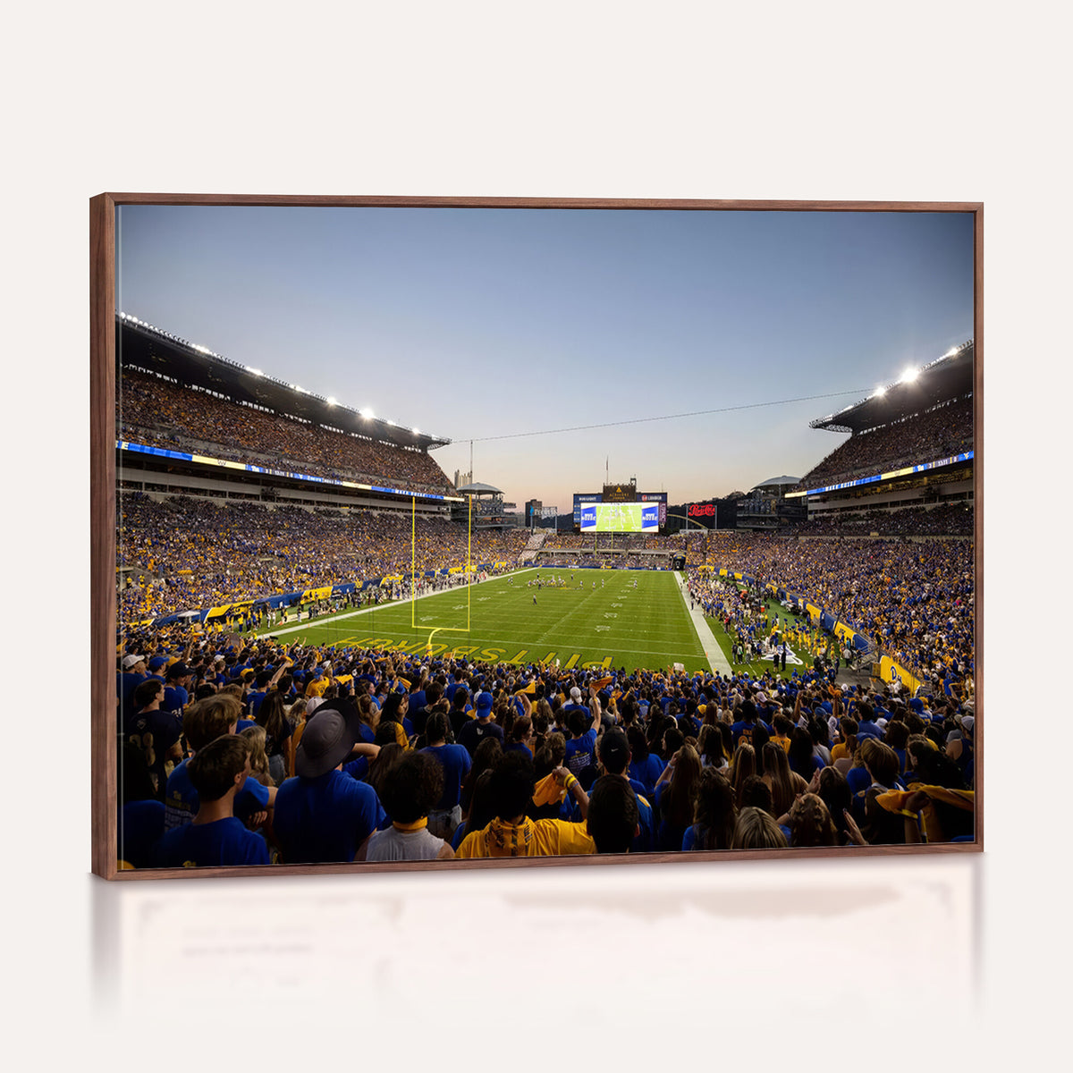 41853-MGV-CV-36X24 - Pittsburgh Panthers Football Team Print - Pittsburgh Acrisure Stadium Wall Art Canvas Print