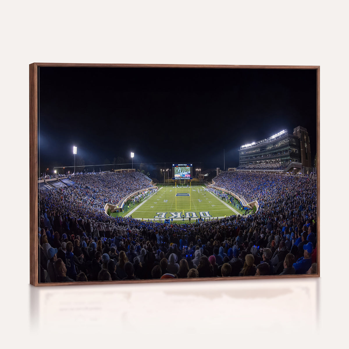 21070-MGV-CV-36X24 - Duke University Blue Devils Football Team Print - Durham Wallace Wade Stadium Wall Art Canvas Print