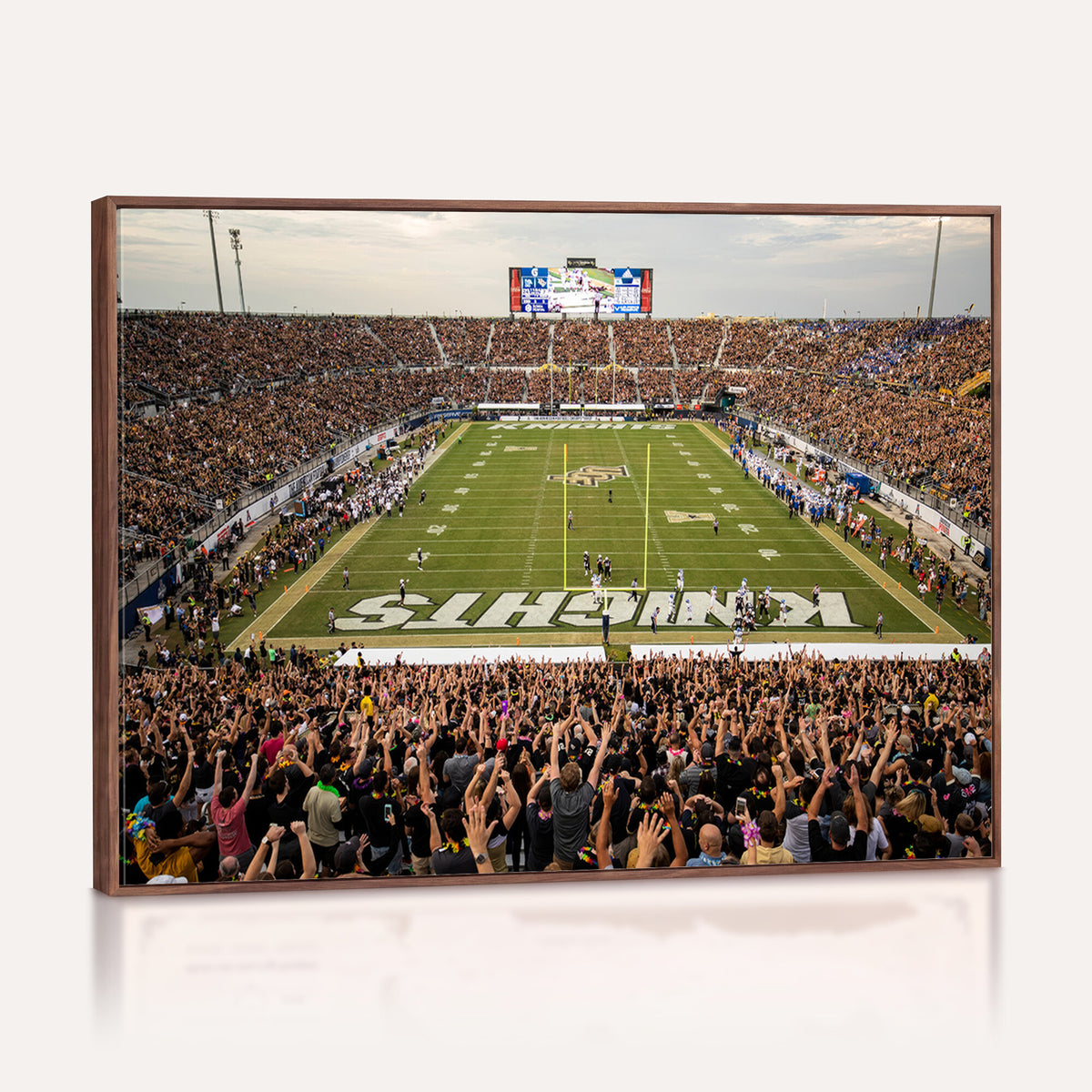 38659-MGV-CV-36X24 - UCF Knights Football Team Print - Orlando FBC Mortgage Stadium Canvas Print