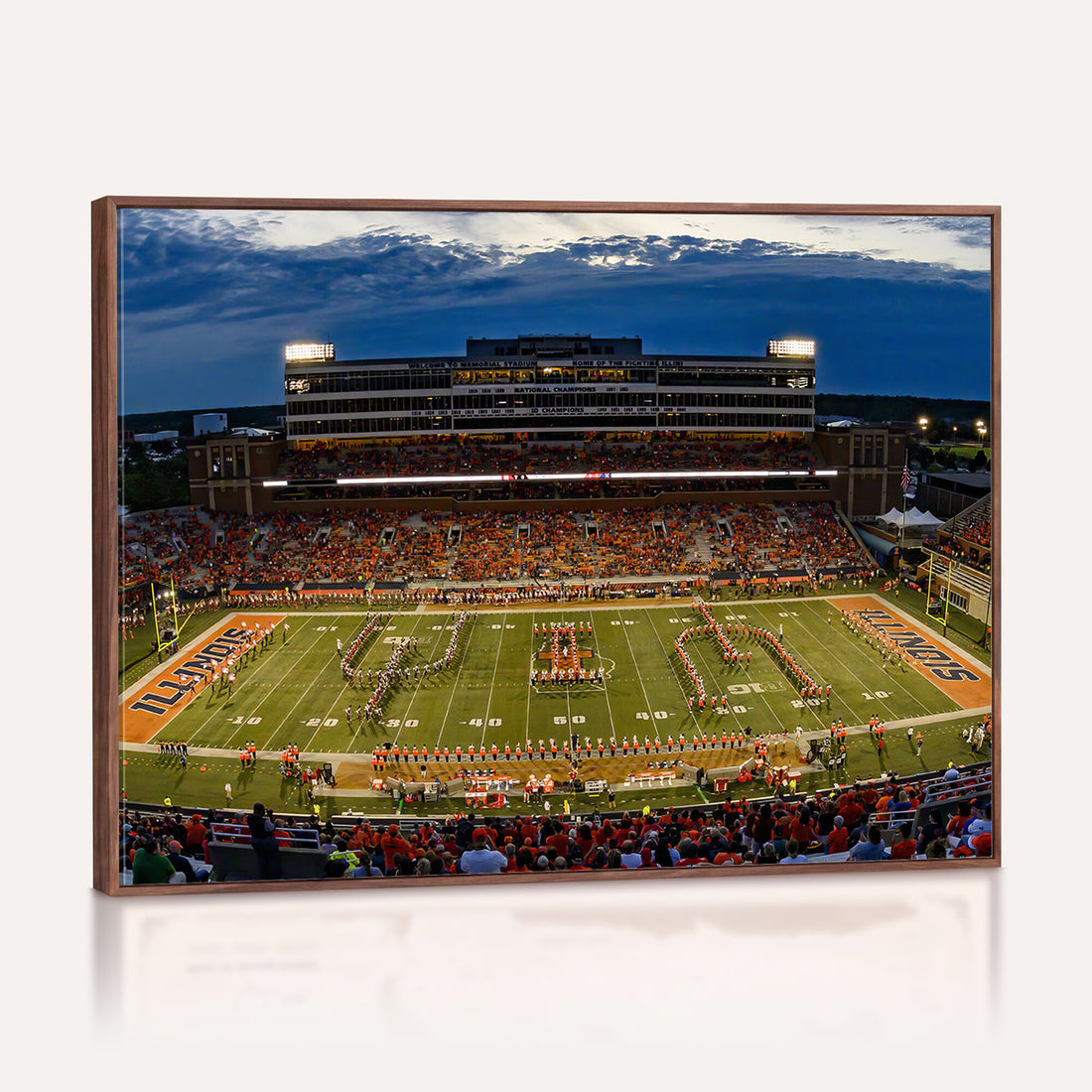University of Illinois Fighting Illini Football Team Print