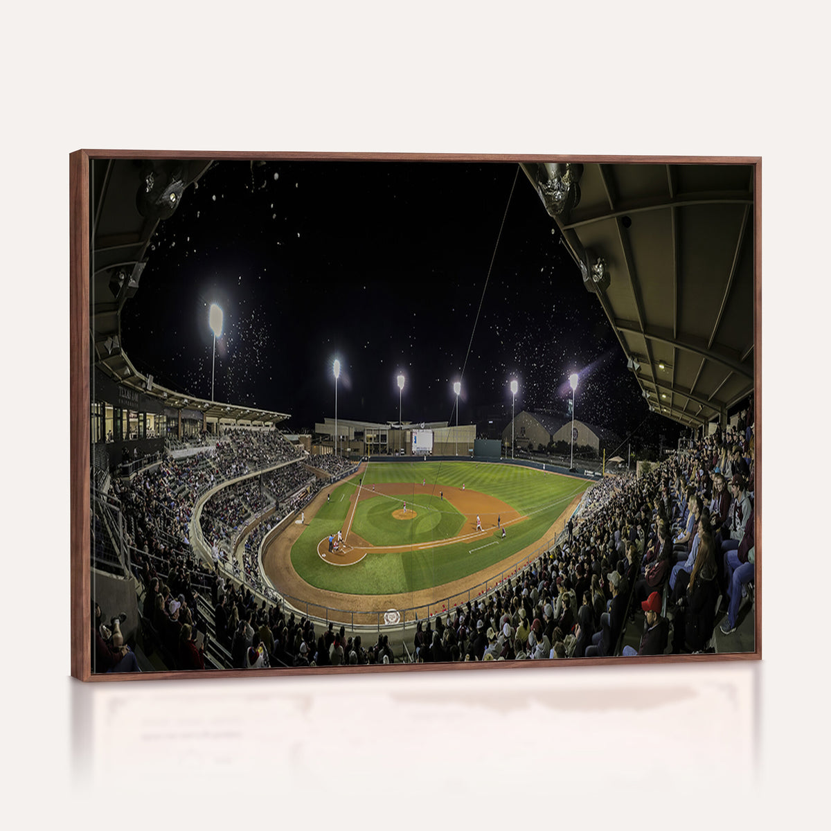 10262-MGV-CV-36X24 - Olsen Field at Blue Bell Park - Texas A&M Aggies Baseball Stadium Wall Art Canvas Print
