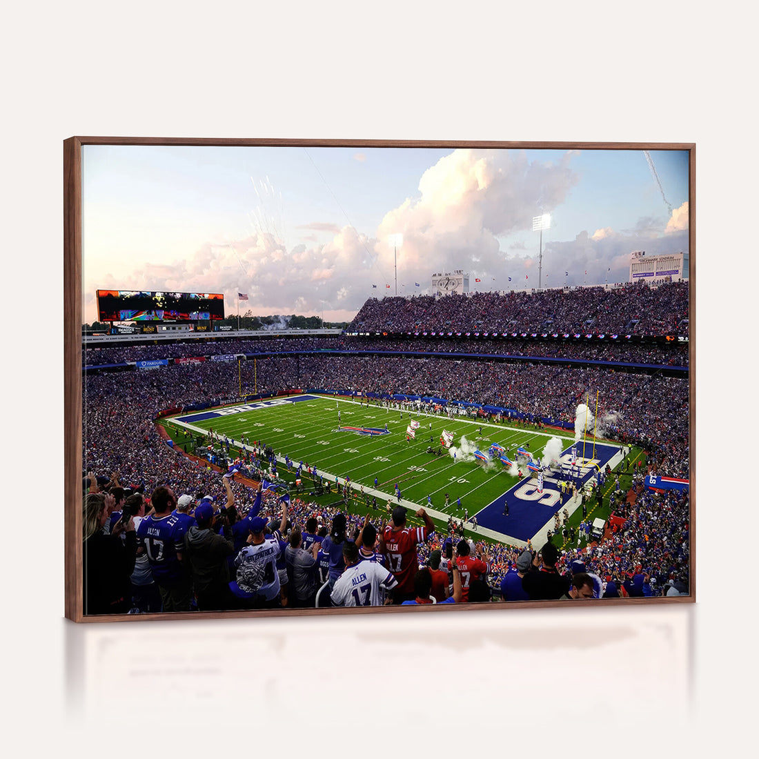 Buffalo Bills Football Team Print, Buffalo Highmark Stadium