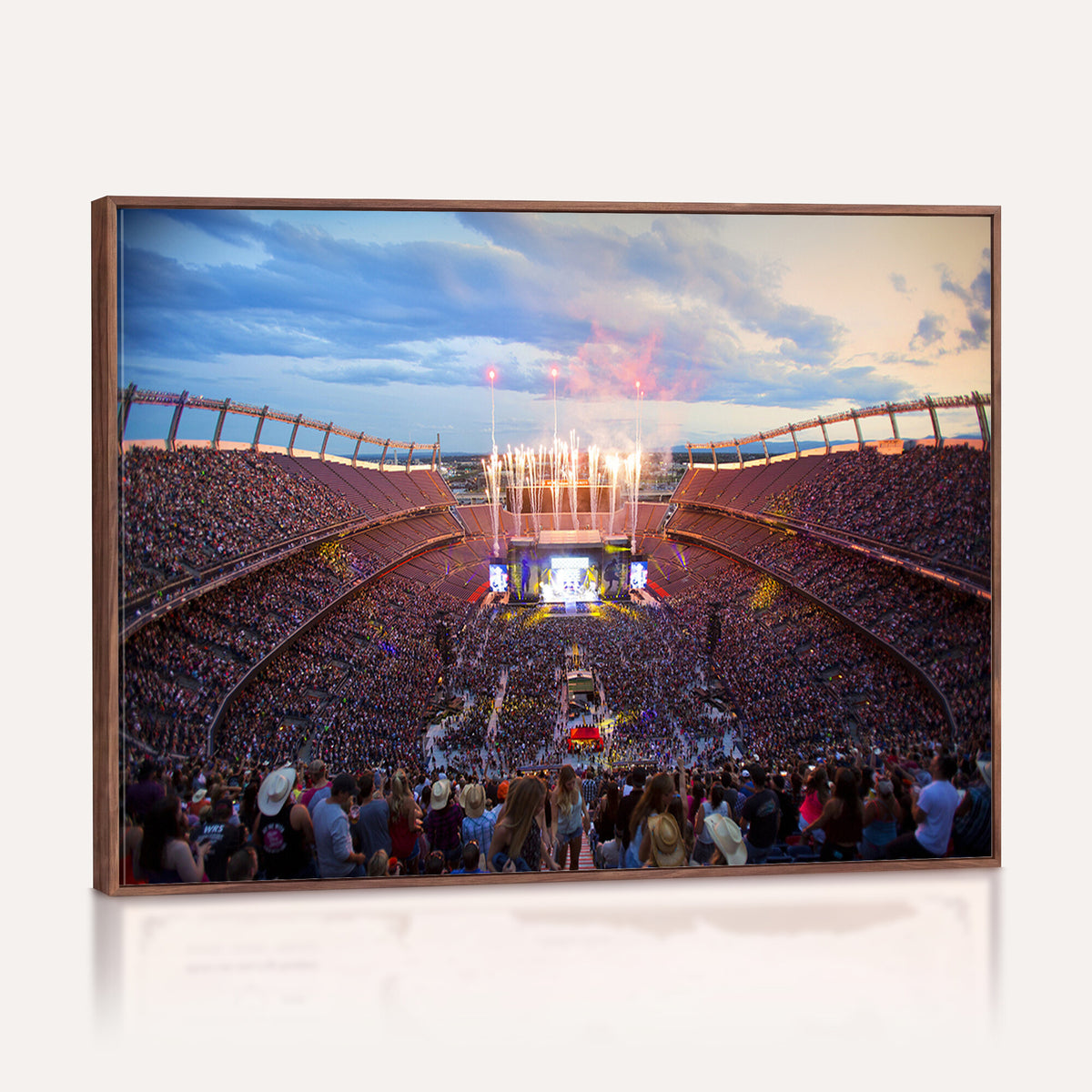 24689-MGV-CV-36X24 - Denver Broncos Football Team Print Canvas, Empower Field